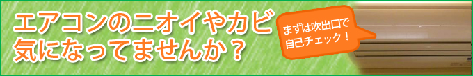 エアコンのニオイやカビ気になってませんか？